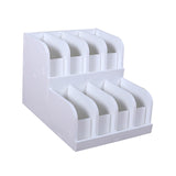 Maxbell Belt Organizer 2 Tiered Sleek Multi Compartments for Shop Dressing Room Dorm 8 Grids