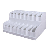 Maxbell Belt Organizer 2 Tiered Sleek Multi Compartments for Shop Dressing Room Dorm 16 Grids