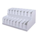 Maxbell Belt Organizer 2 Tiered Sleek Multi Compartments for Shop Dressing Room Dorm 16 Grids