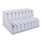 Maxbell Belt Organizer 2 Tiered Sleek Multi Compartments for Shop Dressing Room Dorm 16 Grids