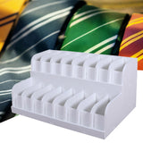 Maxbell Belt Organizer 2 Tiered Sleek Multi Compartments for Shop Dressing Room Dorm 16 Grids