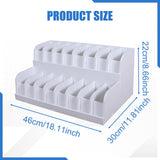 Maxbell Belt Organizer 2 Tiered Sleek Multi Compartments for Shop Dressing Room Dorm 16 Grids