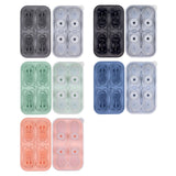 Maxbell Silicone Chilled Cube Tray DIY Funny 3D Pet Shaped for Lemonade Coffee Drink Blue