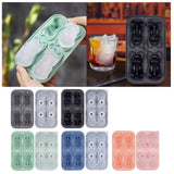 Maxbell Silicone Chilled Cube Tray DIY Funny 3D Pet Shaped for Lemonade Coffee Drink Blue
