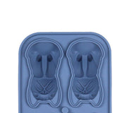 Maxbell Silicone Chilled Cube Tray DIY Funny 3D Pet Shaped for Lemonade Coffee Drink Blue
