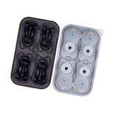 Maxbell Silicone Chilled Cube Tray DIY Funny 3D Pet Shaped for Lemonade Coffee Drink Black