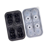 Maxbell Silicone Chilled Cube Tray DIY Funny 3D Pet Shaped for Lemonade Coffee Drink Black