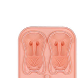 Maxbell Silicone Chilled Cube Tray DIY Funny 3D Pet Shaped for Lemonade Coffee Drink Pink