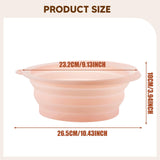 Maxbell Foldable Face Basin Multiuse Wash Bowl for Home Washing Baby Bottles Laundry