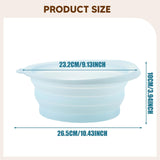 Maxbell Foldable Face Basin Multiuse Wash Bowl for Home Washing Baby Bottles Laundry