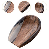 Maxbell Coffee Bean Dosing Cup Wood Resin Cha He Tea Vessel for Office Tea Room Home Color A
