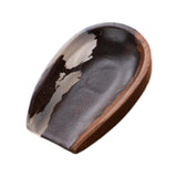 Maxbell Coffee Bean Dosing Cup Wood Resin Cha He Tea Vessel for Office Tea Room Home Color B