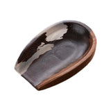Maxbell Coffee Bean Dosing Cup Wood Resin Cha He Tea Vessel for Office Tea Room Home Color B