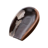 Maxbell Coffee Bean Dosing Cup Wood Resin Cha He Tea Vessel for Office Tea Room Home Color B