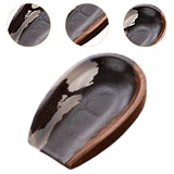 Maxbell Coffee Bean Dosing Cup Wood Resin Cha He Tea Vessel for Office Tea Room Home Color B