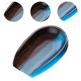 Maxbell Coffee Bean Dosing Cup Wood Resin Cha He Tea Vessel for Office Tea Room Home Color D