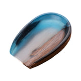 Maxbell Coffee Bean Dosing Cup Wood Resin Cha He Tea Vessel for Office Tea Room Home Color E