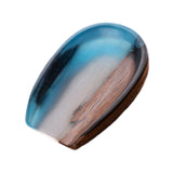 Maxbell Coffee Bean Dosing Cup Wood Resin Cha He Tea Vessel for Office Tea Room Home Color E