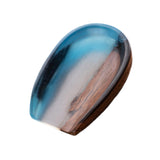 Maxbell Coffee Bean Dosing Cup Wood Resin Cha He Tea Vessel for Office Tea Room Home Color E