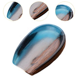 Maxbell Coffee Bean Dosing Cup Wood Resin Cha He Tea Vessel for Office Tea Room Home Color E
