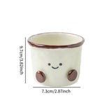 Maxbell Ceramic Coffee Mug Gift Afternoon Tea Cup for Cappuccino Juice Hot Chocolate without Handle