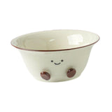 Maxbell Ceramic Salad Bowl Multipurpose Simple Dessert Bowl for Household Restaurant