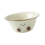 Maxbell Ceramic Salad Bowl Multipurpose Simple Dessert Bowl for Household Restaurant