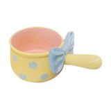 Maxbell Fruit Salad Bowl with Handles Ceramic Soup Crock for Cereal Beef Stew Pasata Yellow