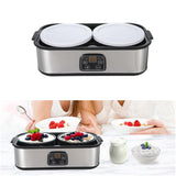 Maxbell Yogurt Machine 1.4L Auto Shut Off Glass Cups for Dining Room Restaurant Shop