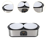 Maxbell Yogurt Machine 1.4L Auto Shut Off Glass Cups for Dining Room Restaurant Shop