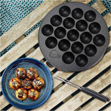 Maxbell Electric Takoyaki Maker 18 Holes Nonstick Takoyaki Pan for Camping Cafe Home