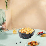 Maxbell Electric Takoyaki Maker 18 Holes Nonstick Takoyaki Pan for Camping Cafe Home