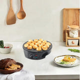 Maxbell Electric Takoyaki Maker 18 Holes Nonstick Takoyaki Pan for Camping Cafe Home