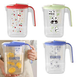 Maxbell Fridge Door Water Pitcher Portable Water Jug for Barbecue Parties Restaurant red