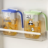 Maxbell Fridge Door Water Pitcher Portable Water Jug for Barbecue Parties Restaurant blue