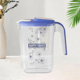 Maxbell Fridge Door Water Pitcher Portable Water Jug for Barbecue Parties Restaurant blue
