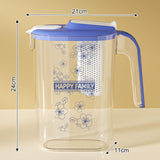 Maxbell Fridge Door Water Pitcher Portable Water Jug for Barbecue Parties Restaurant blue