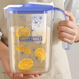 Maxbell Fridge Door Water Pitcher Portable Water Jug for Barbecue Parties Restaurant blue