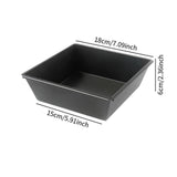 Maxbell Rectangular Pizza Pan Deep Pizza Baking Tray for Kitchen Oven Use