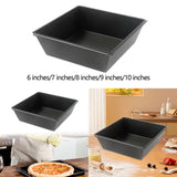 Maxbell Rectangular Pizza Pan Deep Pizza Baking Tray for Kitchen Oven Use