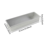 Maxbell Cheesecake Pan Nonstick Brownie Cake Baking Tray for Coffee Birthday Kitchen 25.5x8.5x5cm