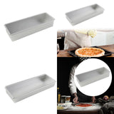 Maxbell Cheesecake Pan Nonstick Brownie Cake Baking Tray for Coffee Birthday Kitchen 25.5x8.5x5cm