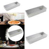 Maxbell Cheesecake Pan Nonstick Brownie Cake Baking Tray for Coffee Birthday Kitchen 25.5x8.5x5cm