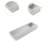 Maxbell Cheesecake Pan Nonstick Brownie Cake Baking Tray for Coffee Birthday Kitchen 25.5x8.5x3cm