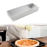 Maxbell Cheesecake Pan Nonstick Brownie Cake Baking Tray for Coffee Birthday Kitchen 25.5x8.5x3cm
