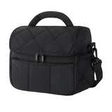 Maxbell Insulated Cooler Bag Food Container Lunch Cooler Tote for Office Hiking Trip Black