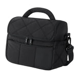 Maxbell Insulated Cooler Bag Food Container Lunch Cooler Tote for Office Hiking Trip Black