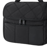Maxbell Insulated Cooler Bag Food Container Lunch Cooler Tote for Office Hiking Trip Black