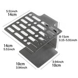 Maxbell Coffee Weighing Rack Height Adjustable Protector for Cafe Bar Station Silver