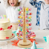 Maxbell Wooden Cake Pop Holder Multifunctional with Holes for Wedding Party Birthday